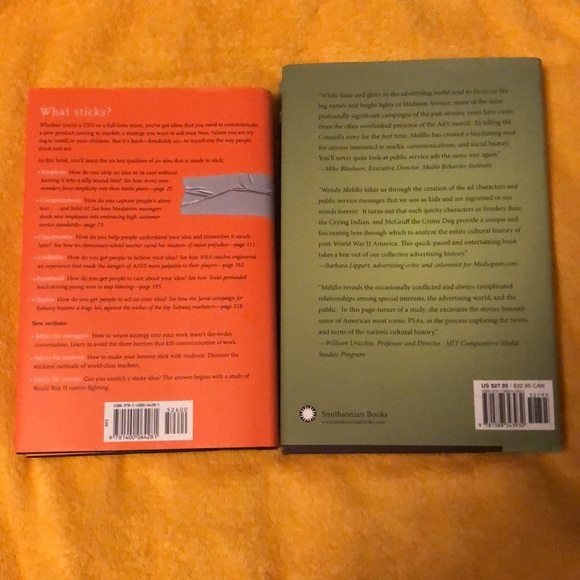 Made to Stick and How McGruff and the Crying Indian Changed America Books Set - Picture 2 of 4